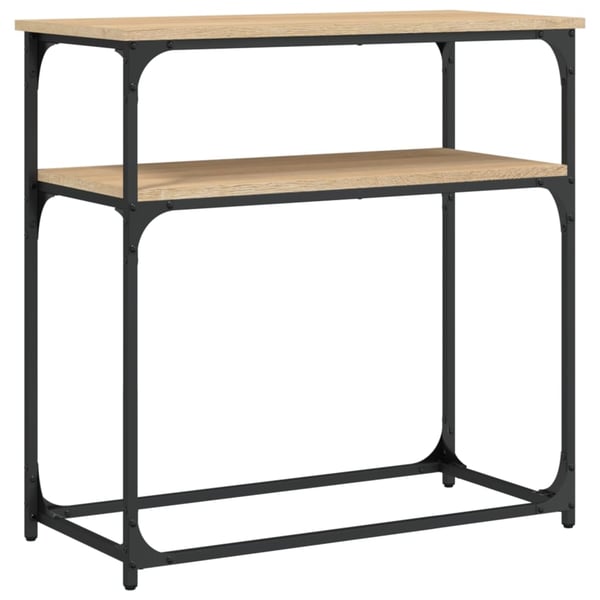 vidaXL Konsolipöytä Sonoma-tammi 75x35,5x75 cm tekninen puu