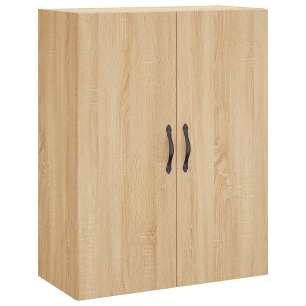 vidaXL Högskåp sonoma-ek 69,5x34x180 cm konstruerat trä