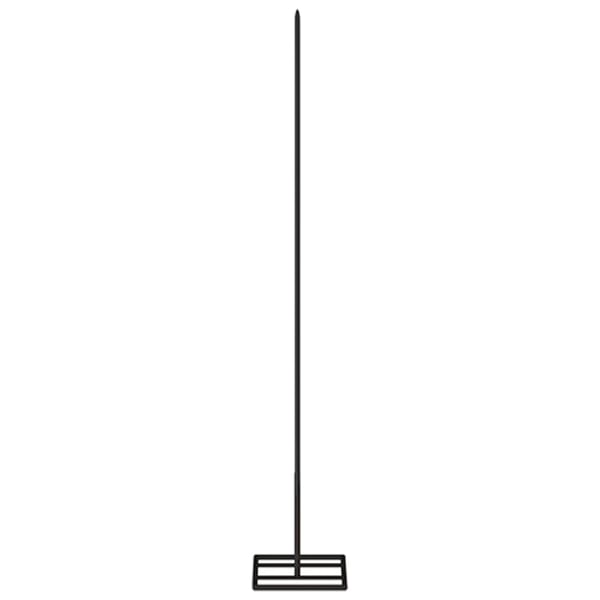 vidaXL Julgran i metall svart 125 cm