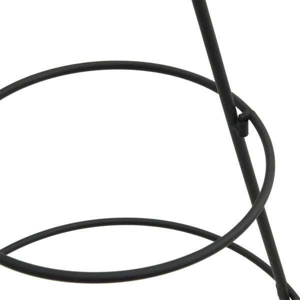 vidaXL dekorativt juletræ 90 cm metal sort