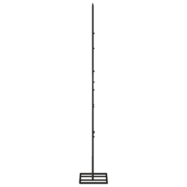 vidaXL Juletre til dekorasjon metall svart 90 cm