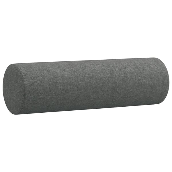 vidaXL 2-personers sofa med pyntepuder 120 cm stof mørkegrå