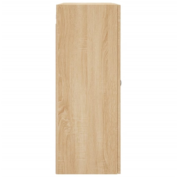 vidaXL Veggskap sonoma eik 69,5x34x90 cm konstruert tre