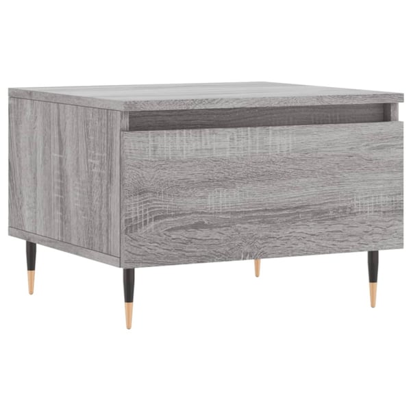 vidaXL Salongbord 2 stk grå sonoma 50x46x35 cm konstruert tre