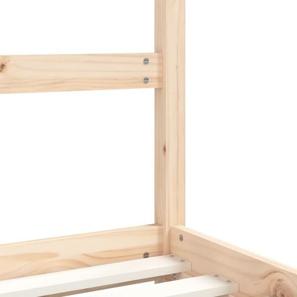 vidaXL Barnesengeramme 2x(70x140) cm heltre furu