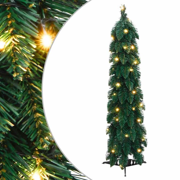 vidaXL kunstigt juletræ med 45 LED'er 90 cm