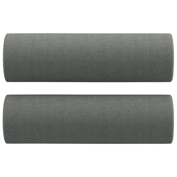 vidaXL sofasæt 4 dele med puder stof mørkegrå