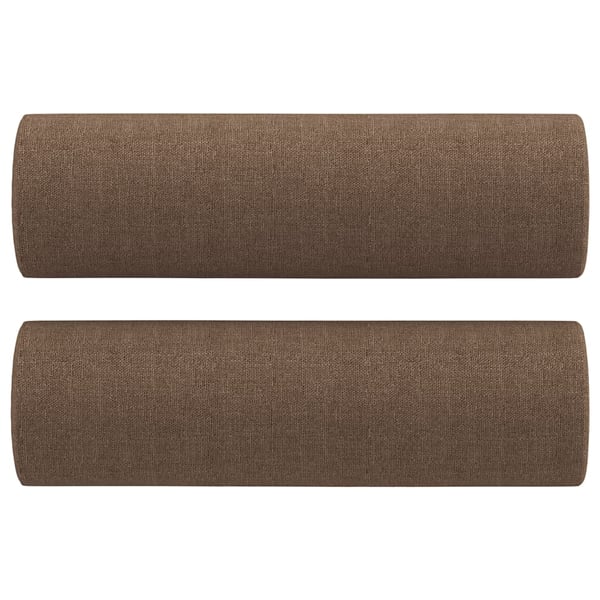 vidaXL sofasæt 4 dele med puder stof brun