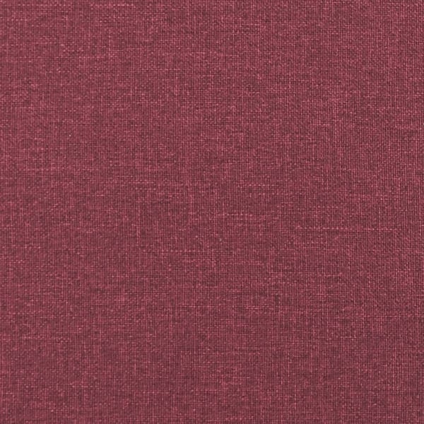 vidaXL 2-personers sofa med pyntepuder 120 cm stof vinrød
