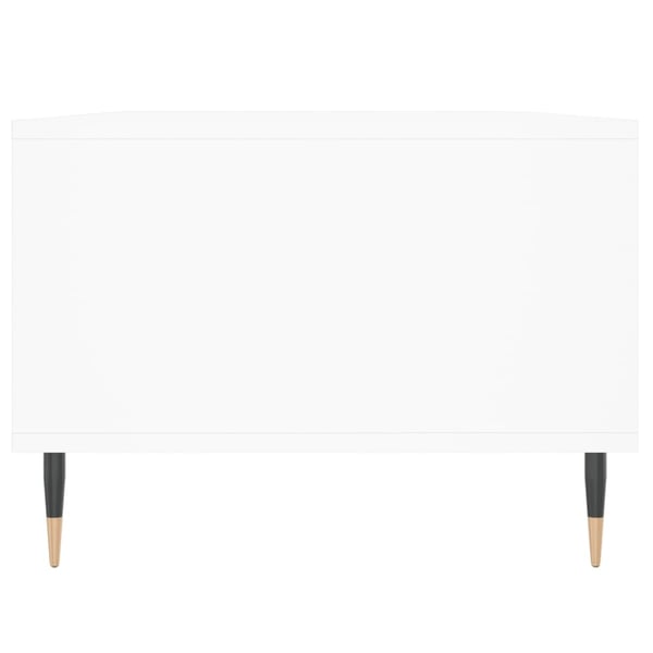 vidaXL Salongbord hvit 90x50x36,5 cm konstruert tre