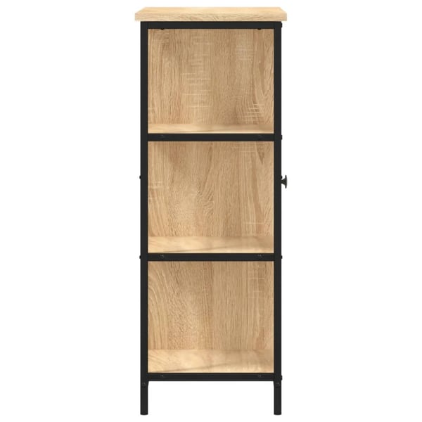 vidaXL Skjenk Sonoma eik 70x30x80 cm konstruert tre