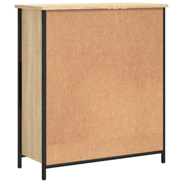vidaXL Skjenk sonoma eik 70x30x80 cm konstruert tre