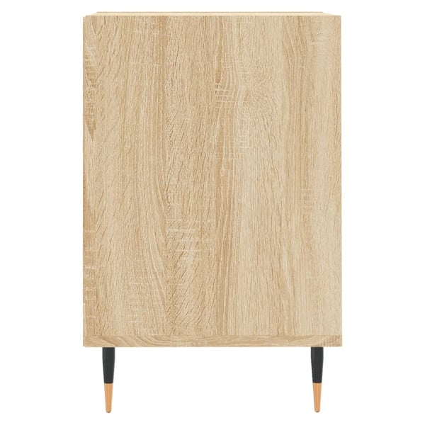 vidaXL TV-benk sonoma eik 100x35x55 cm konstruert tre