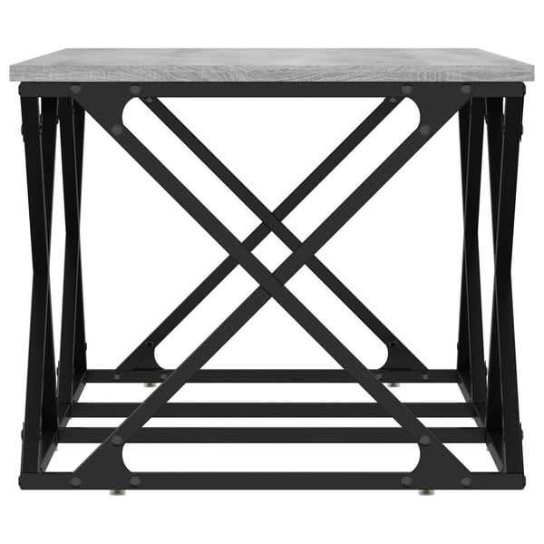 vidaXL Salongbord grå sonoma 100x49x40 cm konstruert tre
