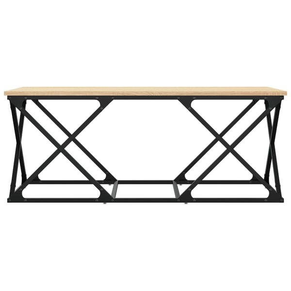 vidaXL Salongbord sonoma eik 100x49x40 cm konstruert tre