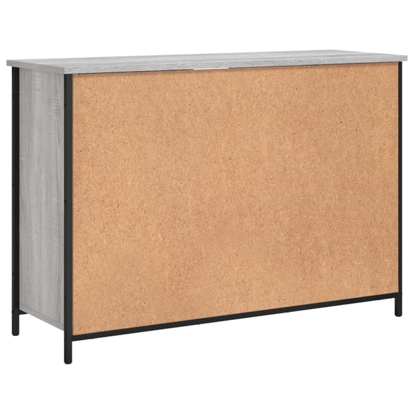 vidaXL Skjenk grå sonoma 100x35x70 cm konstruert tre