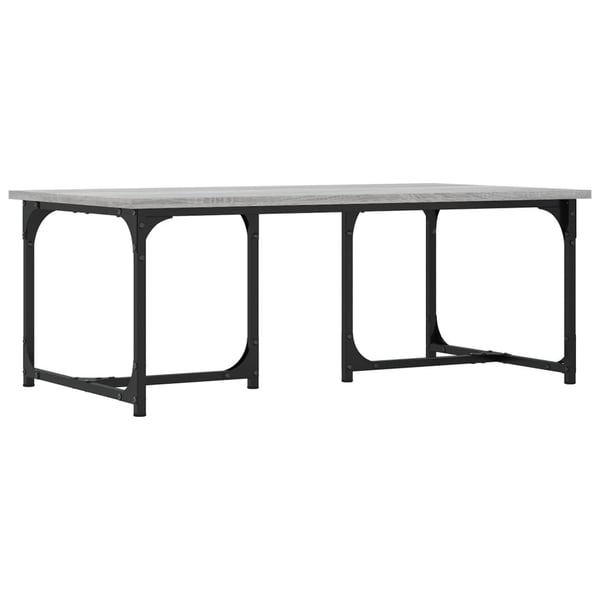vidaXL sofabord 90x50x35 cm konstrueret træ grå sonoma-eg