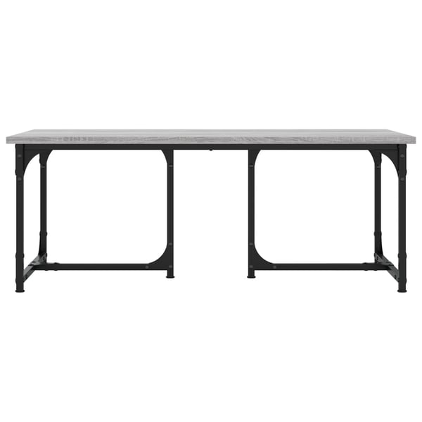 vidaXL sofabord 90x50x35 cm konstrueret træ grå sonoma-eg