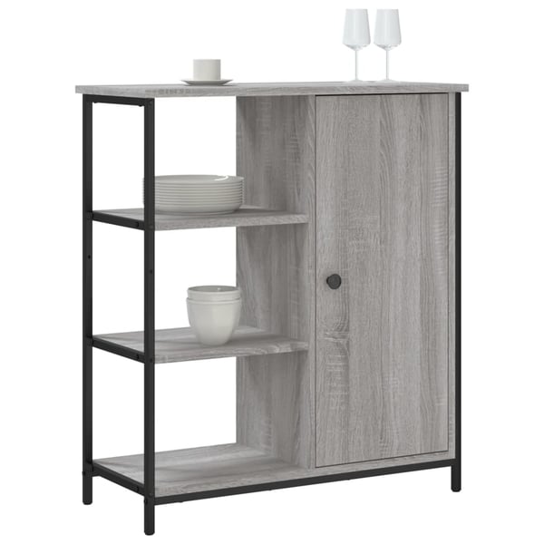 vidaXL Senkki harmaa Sonoma 70x30x80 cm tekninen puu