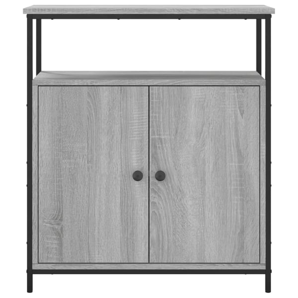 vidaXL Skjenk grå sonoma 70x30x80 cm konstruert tre