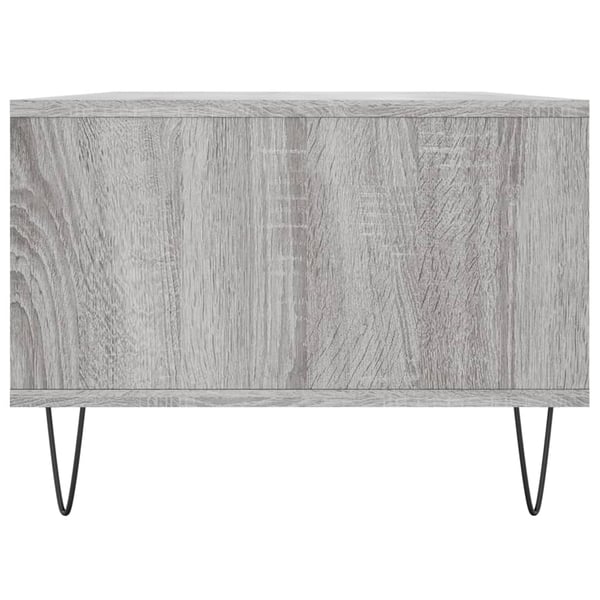vidaXL Salongbord grå sonoma 90x50x36,5 cm konstruert tre