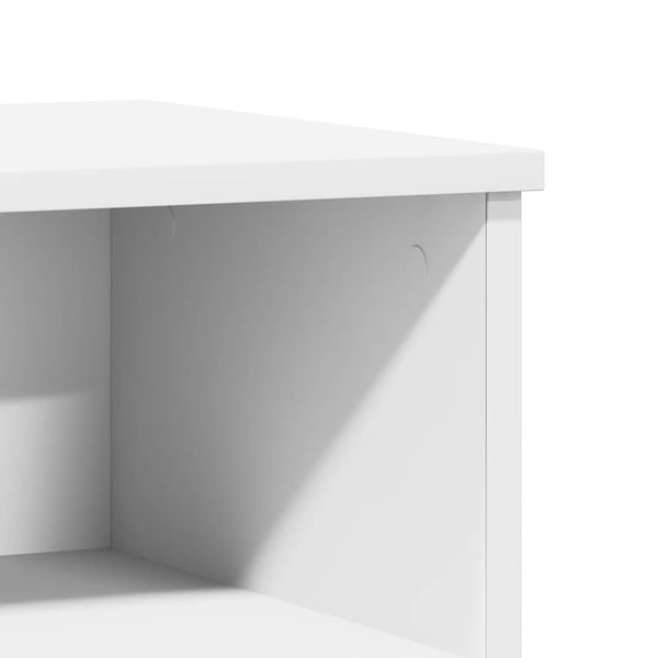 vidaXL Nattbord 2 stk hvit 40x35x50 cm konstruert tre