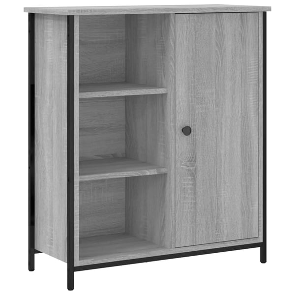 vidaXL skænk 70x30x80 cm konstrueret træ grå sonoma-eg