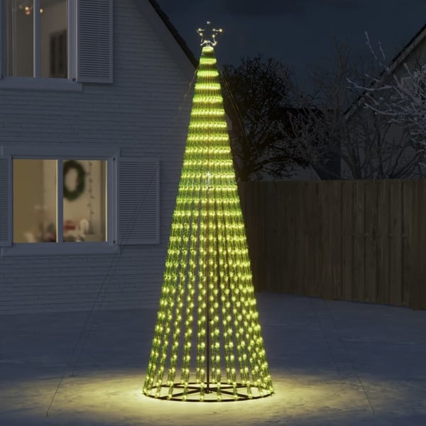 vidaXL LED-juletræ 688 LED'er 300 cm varmt hvidt lys