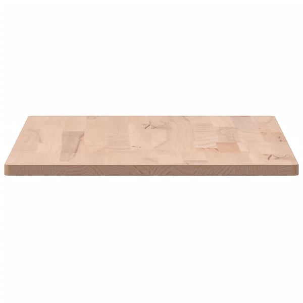vidaXL Benkeplate til bad 100x50x1,5 cm heltre bøketre