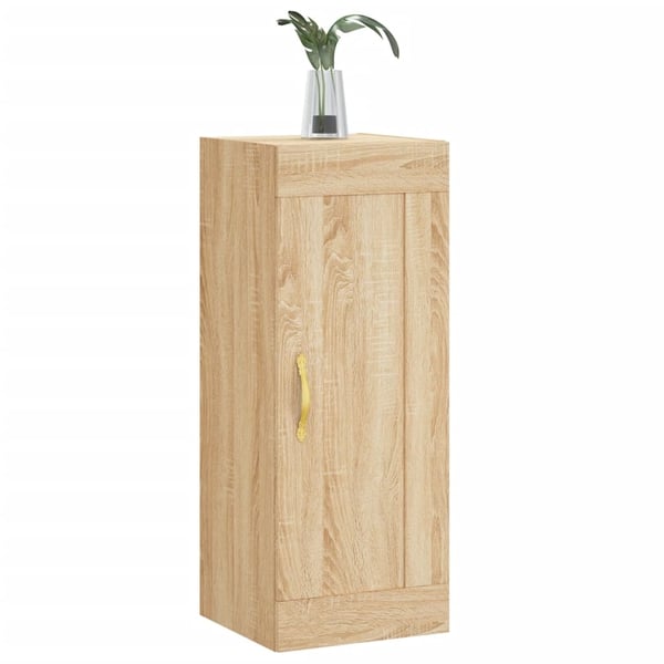 vidaXL vægskab 34,5x34x90 cm konstrueret træ sonoma-eg