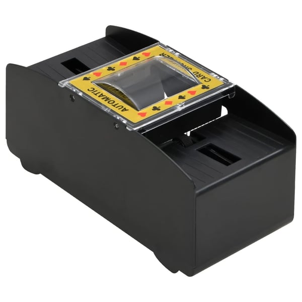 vidaXL automatisk kortblander sort 2 spil kort