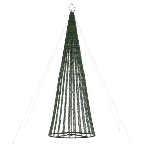 vidaXL lysende juletræ 688 LED'er 300 cm blåt lys