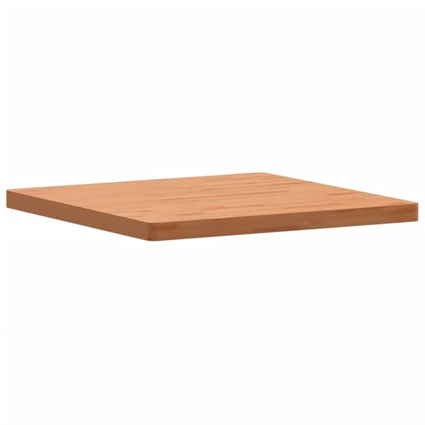 vidaXL Bordplate 70x70x4 cm firkantet heltre bøketre