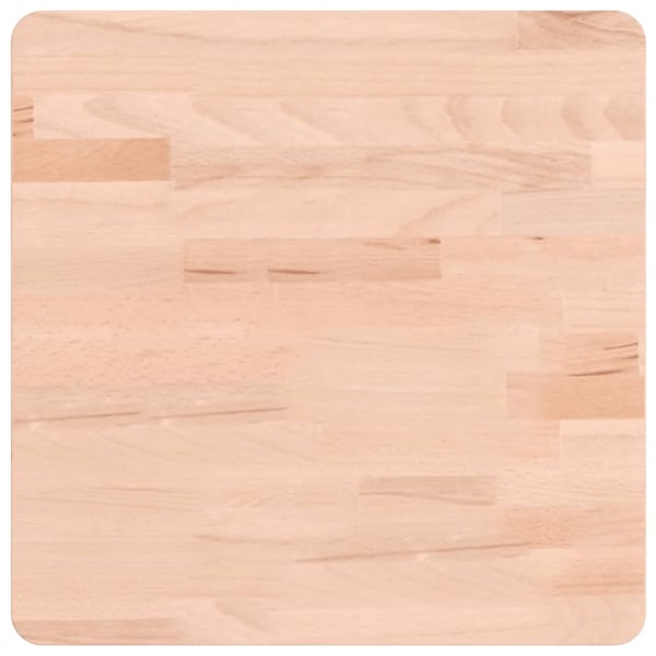 vidaXL Bordplate 40x40x4 cm firkantet heltre bøketre