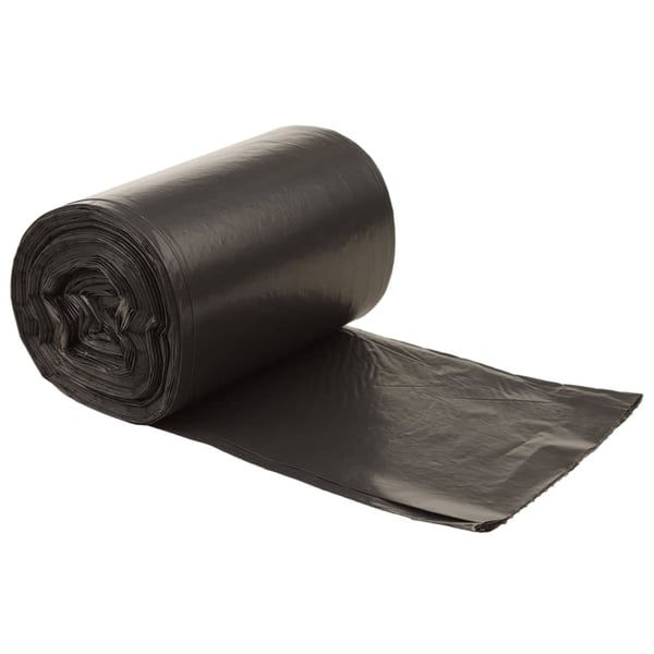 vidaXL affaldsposer 250 stk. 60 l sort