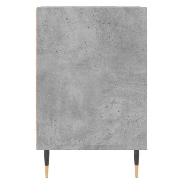 vidaXL TV-taso betoninharmaa 160x35x55 cm tekninen puu