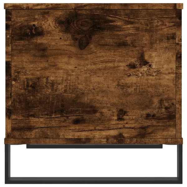 vidaXL Salongbord røkt eik 60x44,5x45 cm konstruert tre
