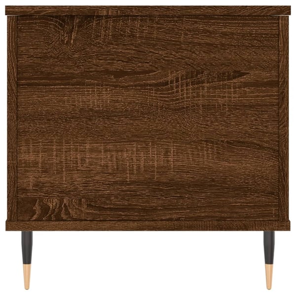 vidaXL Salongbord brun eik 90x44,5x45 cm konstruert tre