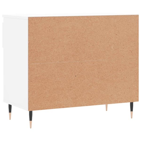 vidaXL skoreol 70x36x60 cm konstrueret træ hvid