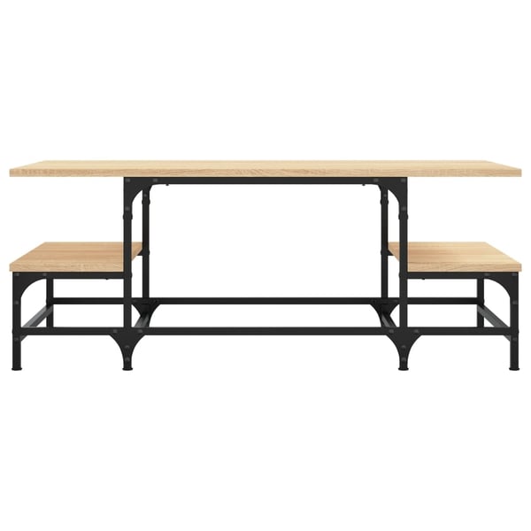 vidaXL Salongbord sonoma eik 100x50,5x40 cm konstruert tre