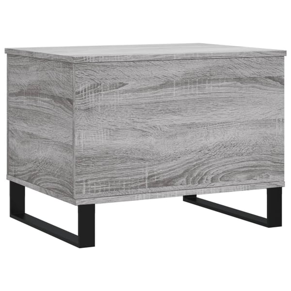 vidaXL sofabord 60x44,5x45 cm konstrueret træ Grå sonoma-eg
