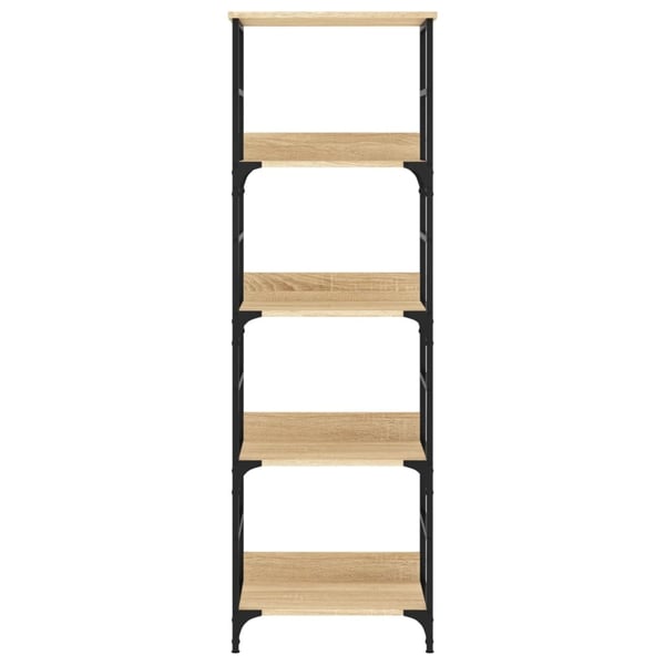 vidaXL bogreol 50x33x153 cm konstrueret træ sonoma-eg