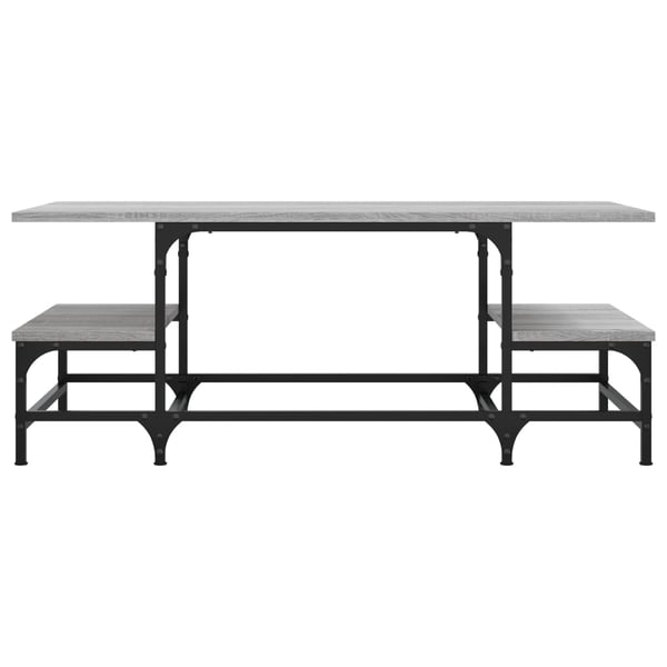 vidaXL Salongbord grå sonoma 100x50,5x40 cm konstruert tre