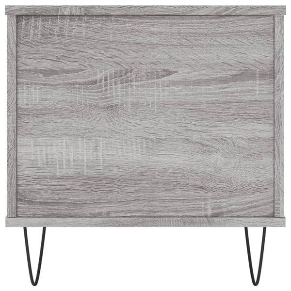vidaXL Salongbord grå sonoma 90x44,5x45 cm konstruert tre