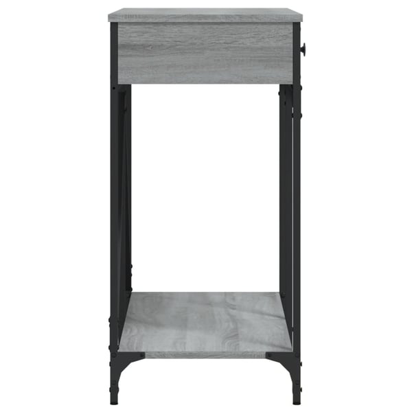 vidaXL Konsollbord grå sonoma 100x39x78,5 cm konstruert tre