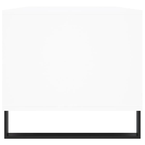 vidaXL Salongbord hvit 90x49x45 cm konstruert tre