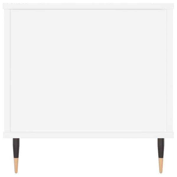vidaXL Salongbord hvit 90x44,5x45 cm konstruert tre