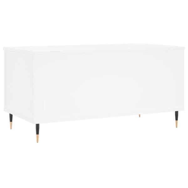 vidaXL Salongbord hvit 90x44,5x45 cm konstruert tre
