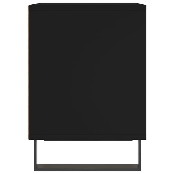 vidaXL sengeborde 2 stk. 40x35x50 cm konstrueret træ sort
