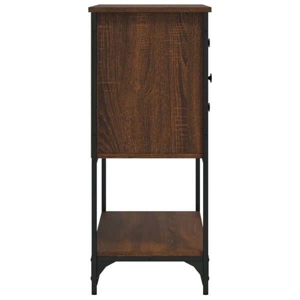 vidaXL skænk 100x36x85 cm konstrueret træ brun egetræsfarve